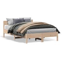 Bedframe zonder matras massief grenenhout 150x200 cm
