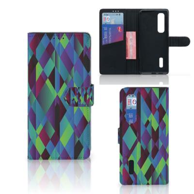 OPPO Find X2 Pro | Book Case | Abstract Green Blue
