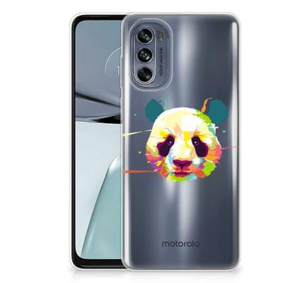 Motorola Moto G62 5G Telefoonhoesje met Naam Panda Color Motorola Moto G62 5G Telefoonhoesje met Naam Panda Color