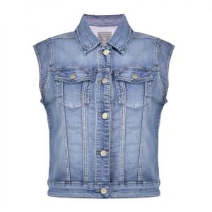 Geisha - Blauw | unisex | Spijkerjas | Blauw | L | regular | Kamst mode