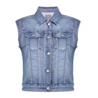 Geisha - Blauw | unisex | Spijkerjas | Blauw | L | regular | Kamst mode