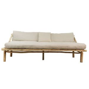 Lounge sofa teak 200 cm - Van der Leeden