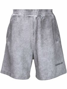 DONDUP short de sport à logo imprimé - Gris