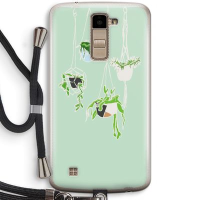 Hang In There: LG K10 (2016) Transparant Hoesje met koord