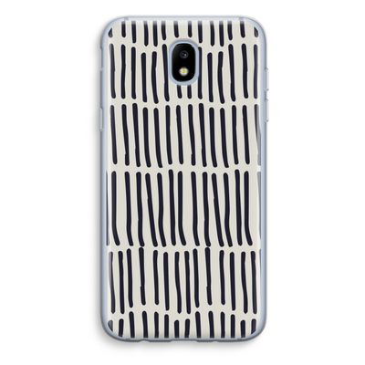 Moroccan stripes: Samsung Galaxy J5 (2017) Transparant Hoesje