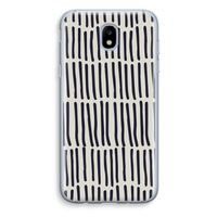 Moroccan stripes: Samsung Galaxy J5 (2017) Transparant Hoesje