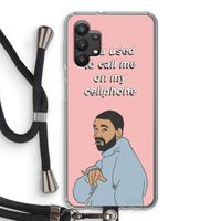 Hotline bling: Samsung Galaxy A32 5G Transparant Hoesje met koord
