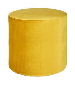 WOOOD Poef 'Sara', kleur Okergeel