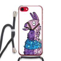 Lama: iPhone SE 2020 Transparant Hoesje met koord