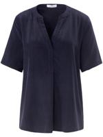 Blouse korte mouwen Van Peter Hahn blauw