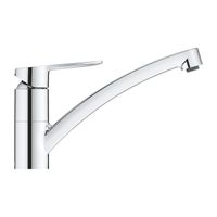 GROHE bau eco Keukenkraan - laag - draaibare uitloop - chroom 31680000 - thumbnail