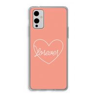 Forever heart: OnePlus 9 Transparant Hoesje