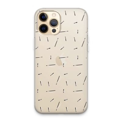 Hipster stripes: iPhone 13 Pro Max Transparant Hoesje