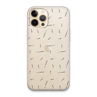 Hipster stripes: iPhone 13 Pro Max Transparant Hoesje Hipster stripes: iPhone 13 Pro Max Transparant Hoesje