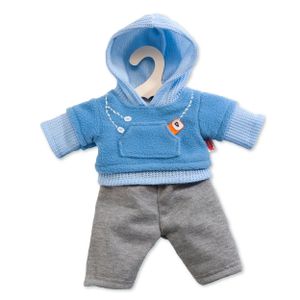 Heless Poppen jogging outfit - blauw, 35-45 cm