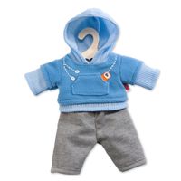 Heless Poppen jogging outfit - blauw, 35-45 cm