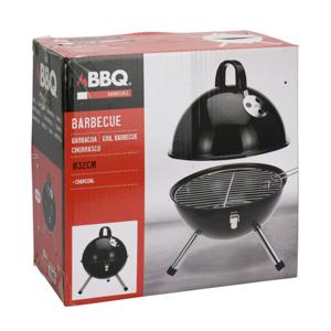 BBQ Kogelbarbecue 32 cm Zwart