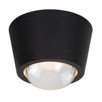 Lucide RIGON - Plafonnière - Ø 9 cm - LED - 1x6W 3000K - Zwart