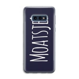 Moatsje!: Samsung Galaxy S10e Transparant Hoesje