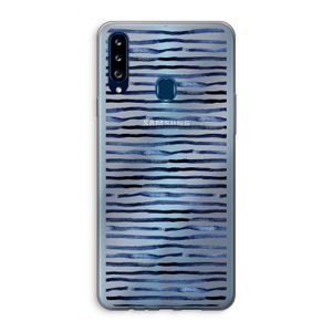 Verrassende lijnen: Samsung Galaxy A20s Transparant Hoesje