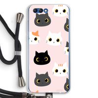 Katten: Honor 10 Transparant Hoesje met koord