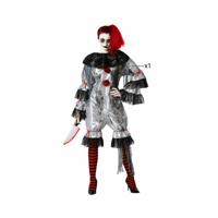 Kostuums voor Volwassenen Grijs Clown - Maat: M/L - Maat: M/L