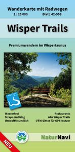 Wandelkaart 42-556 Wisper Trails (Wispertaunus) | NaturNavi