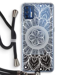 Roses Are Red: Motorola Moto G9 Plus Transparant Hoesje met koord