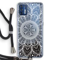 Roses Are Red: Motorola Moto G9 Plus Transparant Hoesje met koord