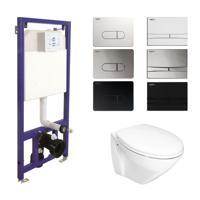 Toiletset Budget 78 B&W Rim-Ex Met B&W Drukplaat