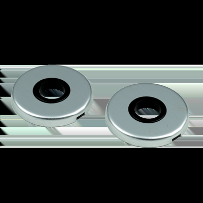 AMI Klik Rozet Rond Krg Irox (Rvs Look) - 620300