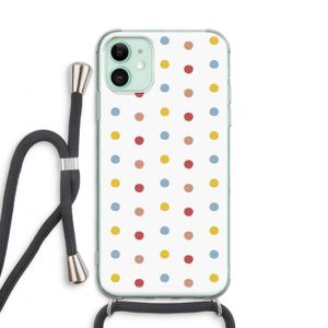 Bollen: iPhone 11 Transparant Hoesje met koord