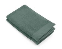 WALRA Gastendoek Soft Cotton Legergroen - 2x 30x50 cm