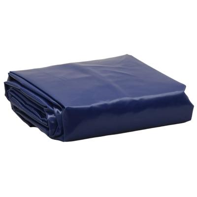VidaXL Dekzeil 650 g/m² ø 2,6 m blauw