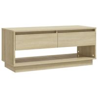 vidaXL Tv-meubel 102x41x44 cm spaanplaat sonoma eikenkleurig