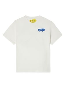 Off-White Kids t-shirt en coton à imprimé graphique - Blanc