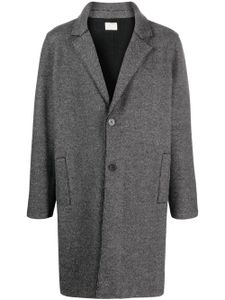 LUNARIA CASHMERE manteau en cachemire à simple boutonnage - Noir