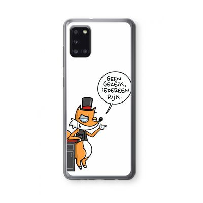 Geen Gezeik: Samsung Galaxy A31 Transparant Hoesje
