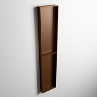 MONDIAZ EASY Nis 89,5x29,5cm in solid surface kleur Rust | Rust. 2 vakken geschikt voor in- of opbouw - thumbnail