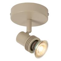Lucide KIANTI - Plafondspot - Ø 10 cm - 1xGU10 - Taupe