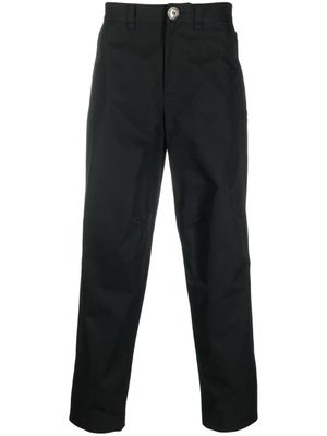 Lanvin pantalon en laine mélangée à coupe droite - Noir