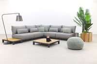 Suns Evora loungeset - 6-delig - Matt royal grey / Light antraciet Suns Evora loungeset - 6-delig - Matt royal grey / Light antraciet