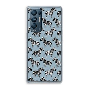 Zebra: Oppo Find X3 Neo Transparant Hoesje