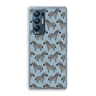 Zebra: Oppo Find X3 Neo Transparant Hoesje
