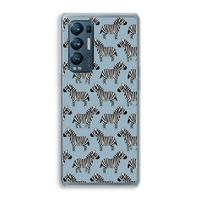 Zebra: Oppo Find X3 Neo Transparant Hoesje