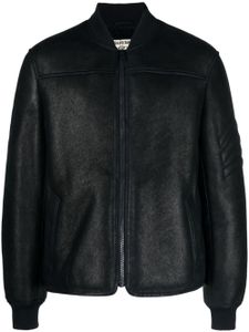 Zadig&Voltaire Leo Shearling Used leather jacket - Bleu