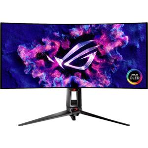 Asus ROG Swift OLED PG34WCDM Gaming monitor Energielabel F (A - G) 86.1 cm (33.9 inch) 3440 x 1440 Pixel 21:9 0.03 ms DisplayPort, HDMI, Hoofdtelefoon (3.5 mm