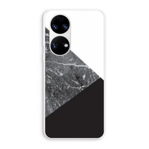 Combinatie marmer: Huawei P50 Transparant Hoesje