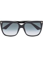 Gucci Eyewear lunettes de soleil GG à monture carrée oversize - Noir