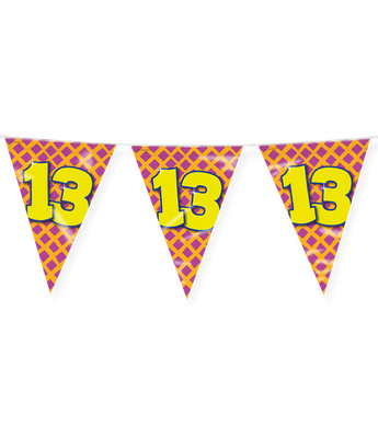 Happy Verjaardag Vlaggenlijn 13 Jaar (10m)